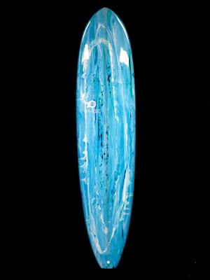 Blue Abstract Classic Funboard Surfboard