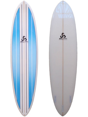 Blue Pinline Hybrid Funboard Surfboard