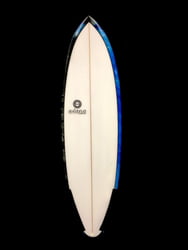 Blue Abstract Smurf Shortboard Surfboard