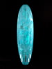 Teal and Grey Plow Egg Surfboard