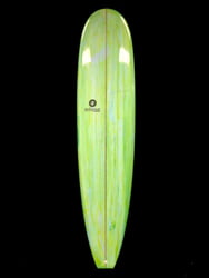 Yellow Abstract CSM Longboard Surfboard