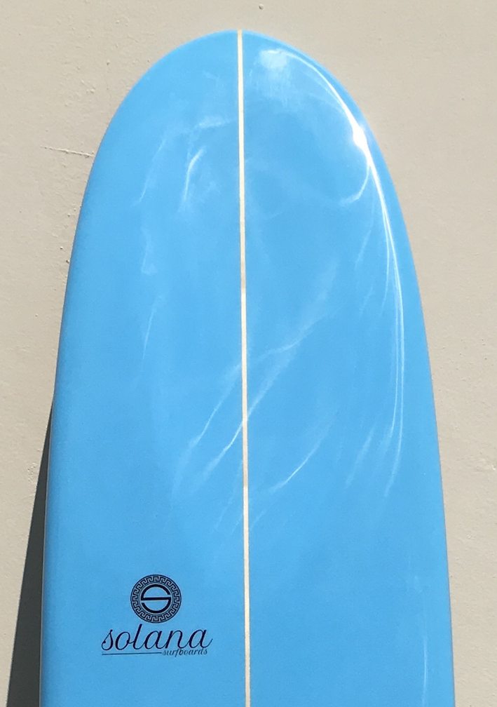 Blue Noserider Longboard Surfboard
