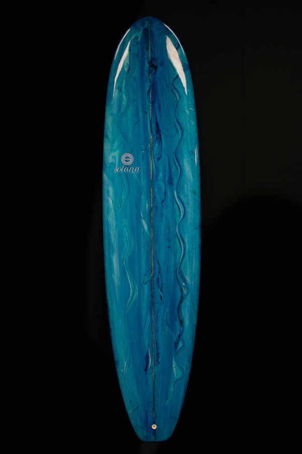 Blue Noserider Longboard Surfboard