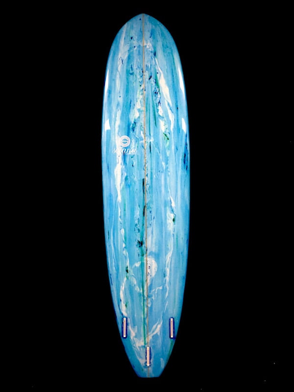 Blue Noserider Longboard Surfboard