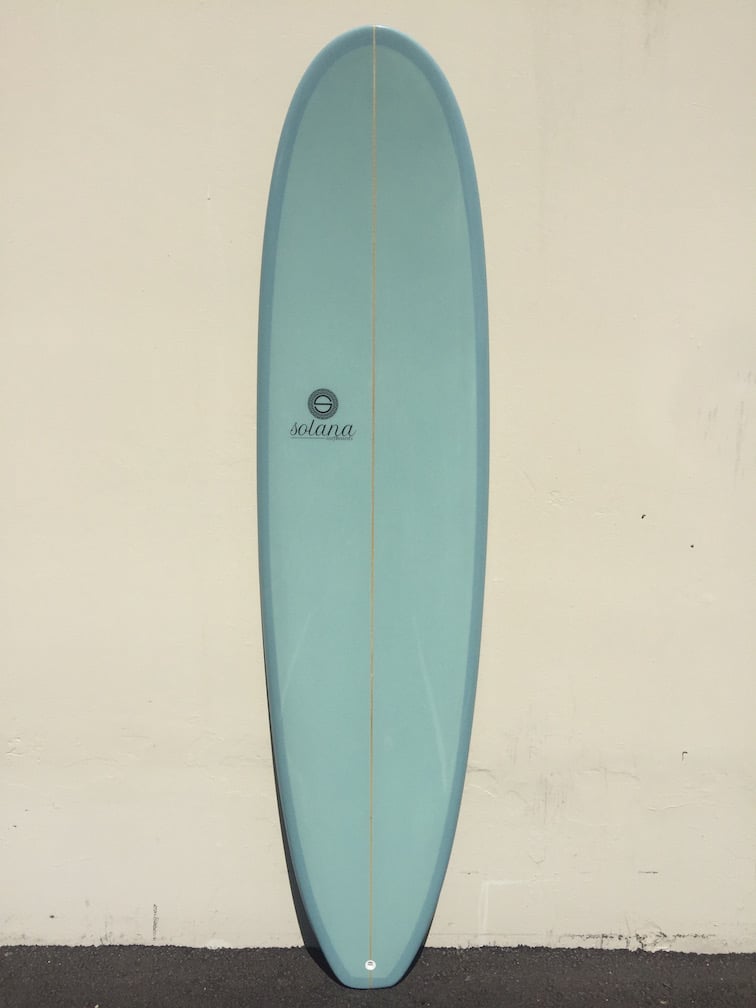 Green Classic Funboard Surfboard