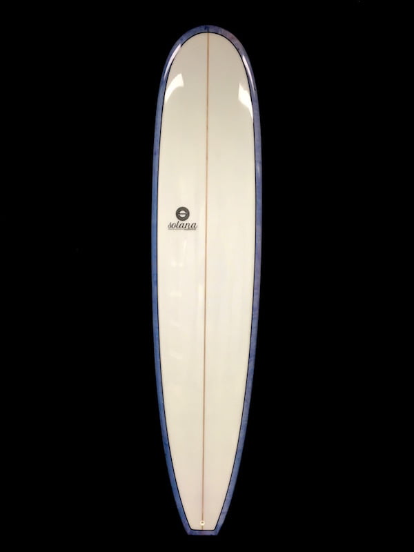 Light Blue Abstract CSM Longboard Surfboard