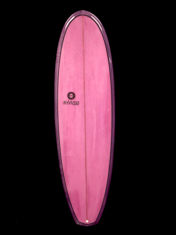 and Grey Abstract Plow Egg Surfboard